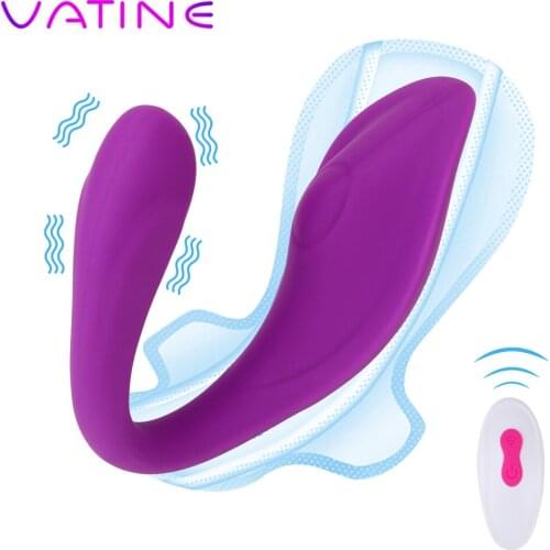 VATINE Massage G-spot Clitoris Stimulator 9 Modes Panties Vibrator Wearable Dildo Vibrator Sex Toys For Women