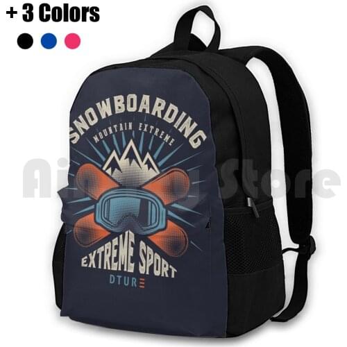 Snowboarding Mountain Extreme Outdoor Hiking Backpack Waterproof Camping Travel Snowboarding Snowboard Snow Winter Sports