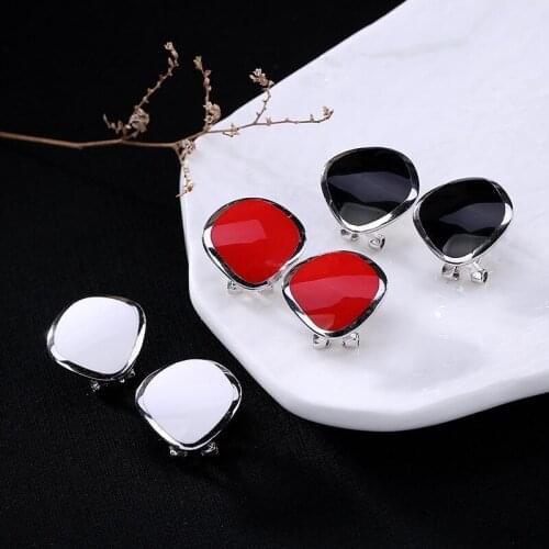 2019 Fashion Simple Stud Earrings For Women Pure 925 Sterling Silver Fine Jewelry Elegant Anniversary Party Gift