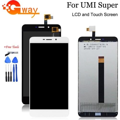 TOP Quality For 5.5" UMI Super LCD Screen + Touch Screen Display Digitizer Assembly Mobile Replacement For UMI Max + Tool