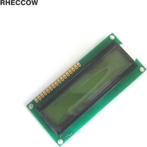 RHECCOW 5V 1601 16X1 16*1 80*36 Character LCD Module Display LCM BLUE blacklight white character