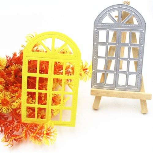 13.4*5.3cm window scrapbook DIY Metal Cutting Dies 3D DIY Scrapbooking Carbon Sharp Craft Die Photo Invitation Cards Decoration
