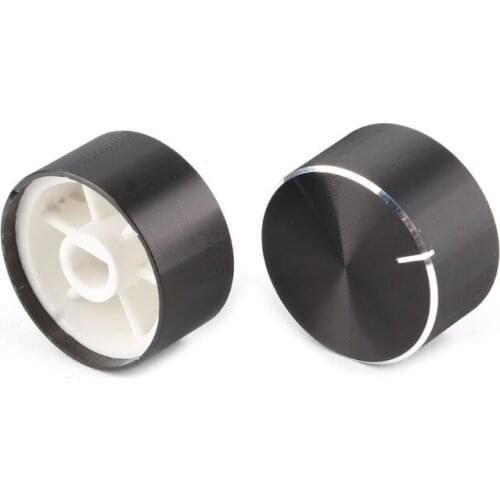 2 Pcs 25x13mm D Axis Rotary Potentiometer Knob Encoder Volume Control For Speaker Amplifier Audio HiFi