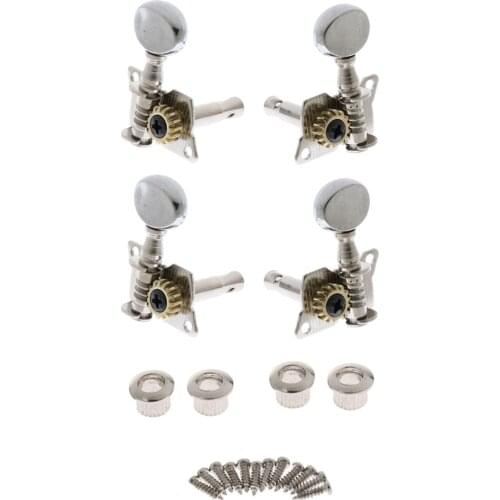 4 Pieces Tuning Peg Tuners Machine Heads for Ukulele Hawaii Guitar Accessory DIY
