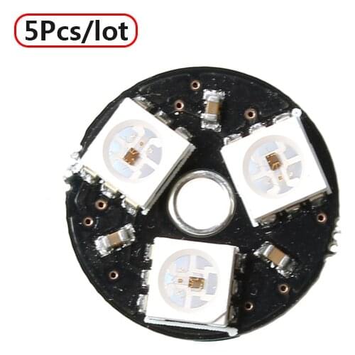5Pcs/lot CJMCU-3bit WS2812 RGB LED Full Color Drive LED Light Circular Smart Development Board For DIY Free Shipping