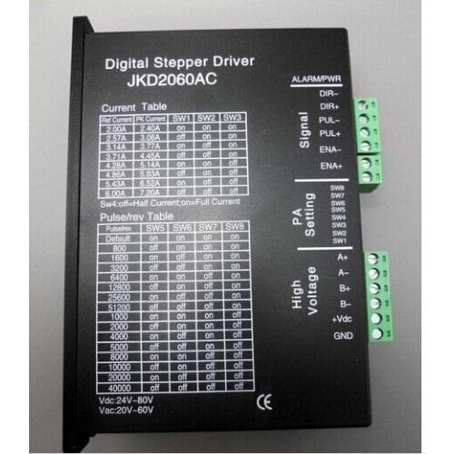 86 stepper motor drive JKD2060AC, 60VAC / 6.0A, 256 segments