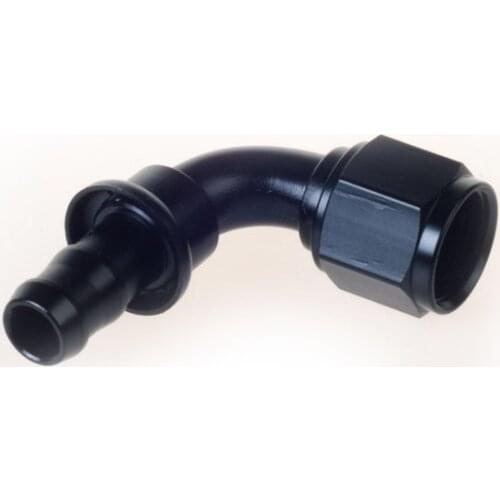 Aluminium 8AN AN8 8-AN STRAIGHT / 90 Degree SWIVEL OIL/FUEL/GAS LINE HOSE END PUSH-ON MALE FITTING