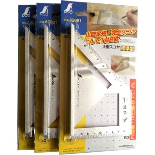 Free shipping woodworking Multifunctional Square 45 degrees 90 degrees gauge,measurement tools 62081