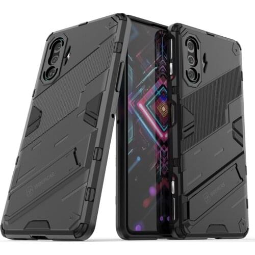 Holder Case For Xiaomi Poco F3 GT Cover For Poco F3 GT Capas Phone Bumper Kickstand Shockproof Back Cover For Poco F3 GT Fundas