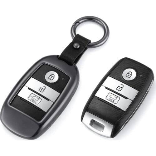 Aluminum Alloy Car key case cover key shell Holder For KIA Rio Sportage K2 K3 K4 K5 KX3 Ceed Sorento Cerato Optima Frote