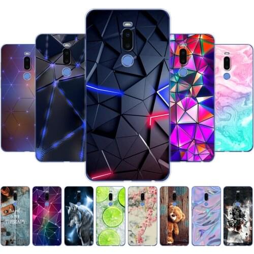 For Meizu X8 Cases Silicon Soft TPU Phone Cover case Painting Funda for Meizu x8 etui Meizu X8 Clear Coque Bumper marble fruit