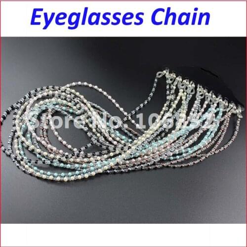 DH020 Nice pearl beaded reading glasses spectacle sunglasses eyeglasses cord chain holder