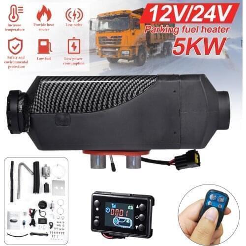 5KW 12V 24V Diesel Ignition Copper Heater 8kw Portable Fuel Heater Compact Reliable Car Air Heater Remote Control for Vehicle