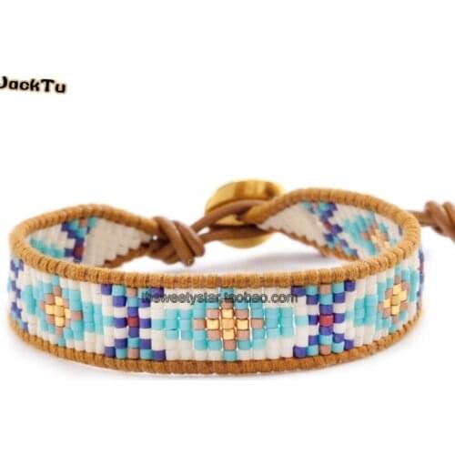 Exclusive Seed Beads Bohemia Weaving Brazilian Bracelet