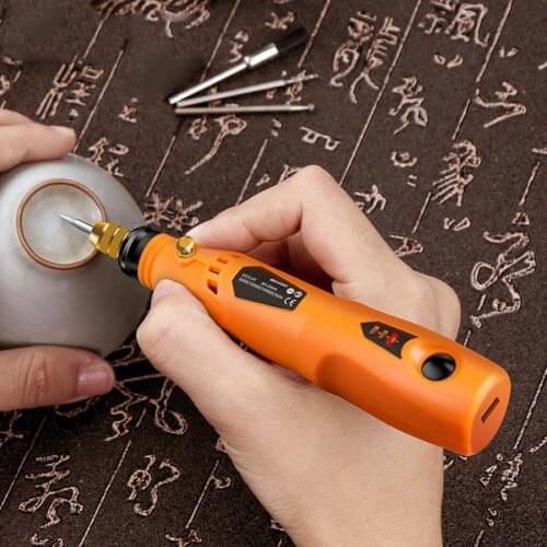 DC 3.6V Electric Grinding Mini Hand Drill Grinder Adjustable Speed Polishing Engraving Grinding Pen Rotary Tool
