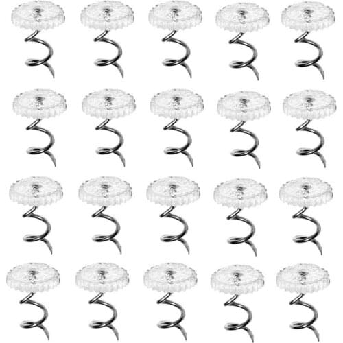 Hot Clear Heads Twist Pins for Upholstery, Slipcovers and Bedskirts,, Set of 100