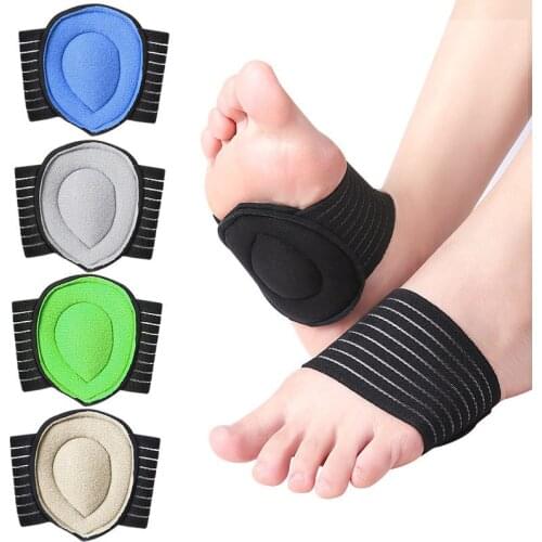 Foot Arch Foot Pad Men Women Flat Feet Foot Pads Sport Running Fashion Breathable Sweat-absorbent Foot Pads Bandages Foot Covers