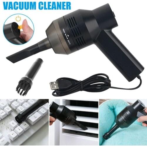 Portable Mini Handheld USB Keyboard Vacuum Cleaner Brush For Laptop Desktop PC Computer Household Cleaners Tools