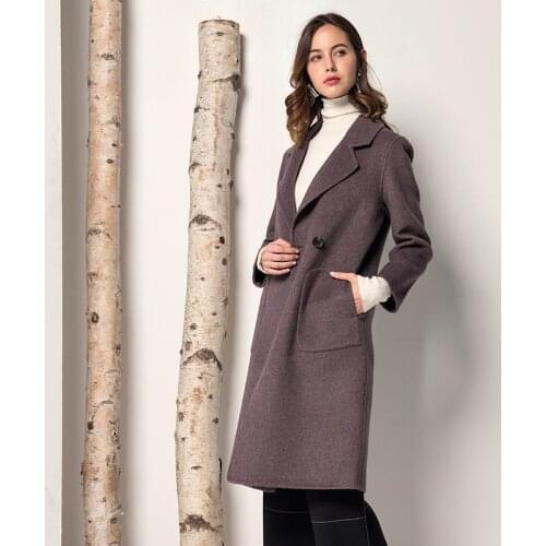 Wool Vintage jacket winter coat women closures 2020 Korean windbreaker womens elegant f9015 y1030