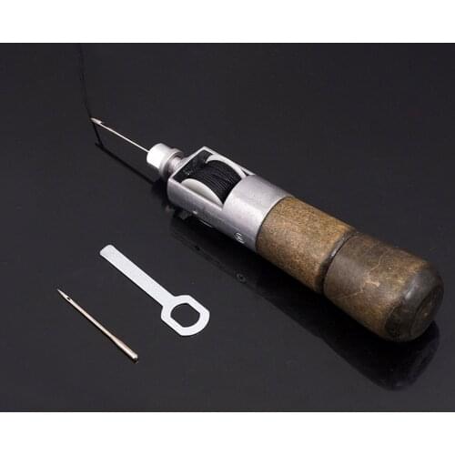 Leather Sewing Stitching Awl Tool Kit & Supplies DIY Craft, Leather, Heavy Fabric, Canvas, Bag, Shoe, Belt Repair Lockstitch Set