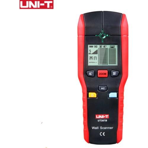 UNI-T UT387B Wall Scanners Ferrous Meters Non-ferrous Metal detectors Copper wood Metal Detector Flashing LED Light Indication