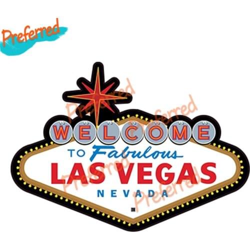 FABULOUS LAS VEGAS SIGN Funny Decal Motocross Racing Laptop Helmet Trunk Wall Vinyl Car Sticker Die Cutting