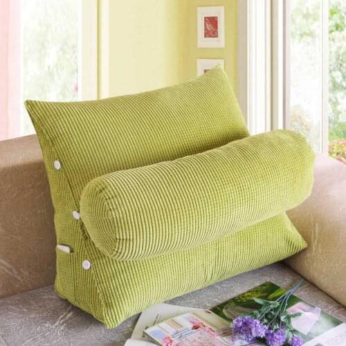 Reading Backrest Wedge Cushion Back Pillow Lumbar Pad Bed Office Chair Rest Pillow Back Support Pillow