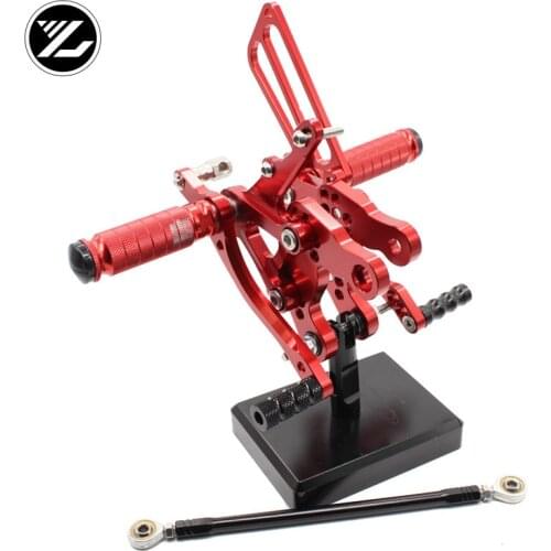 CNC Verstelbare Rearsets Achter Set Motorfiets Footrest Moto Pedaal pedal For Honda CBR900RR CBR 900RR 893cc SC28 1992-1995 1993