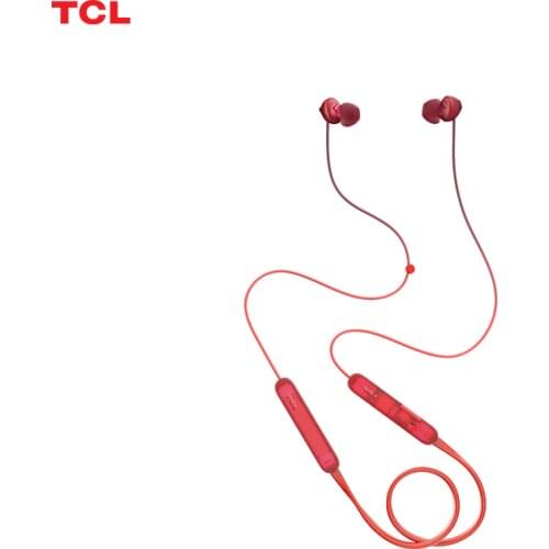 TCL Wireless Bluetooth5.0 Earphones SOCL300BT Microphone Neckband Headphones Sport Game Hi-Fi Earbuds for VIVO XIAOMI SAMSUNG