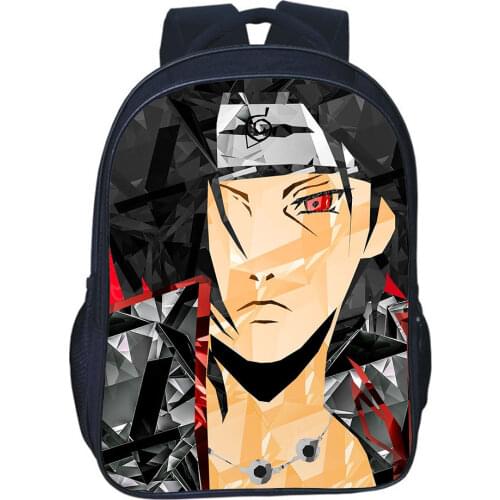Japan Anime Backpack Uzumaki Sasuke Cosplay Backpack Children Bookbag Boys Girls Kawaii Cute School Bag Teenager Travel Bag