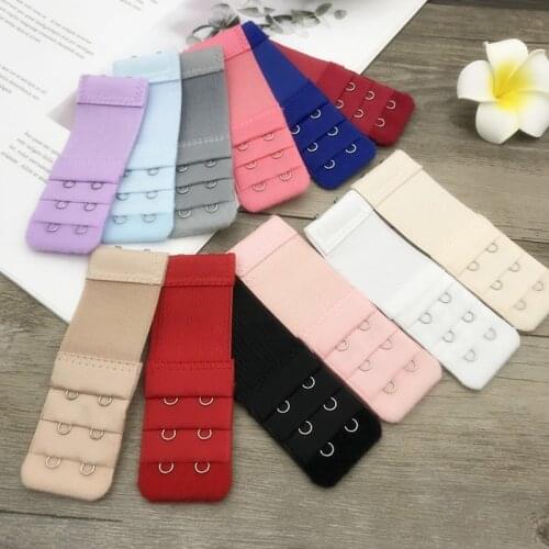 5Pcs Womens Bra Elastic extension buckle for underwear breasted extension strap hook adjustable belt buckle Sewing Accessories