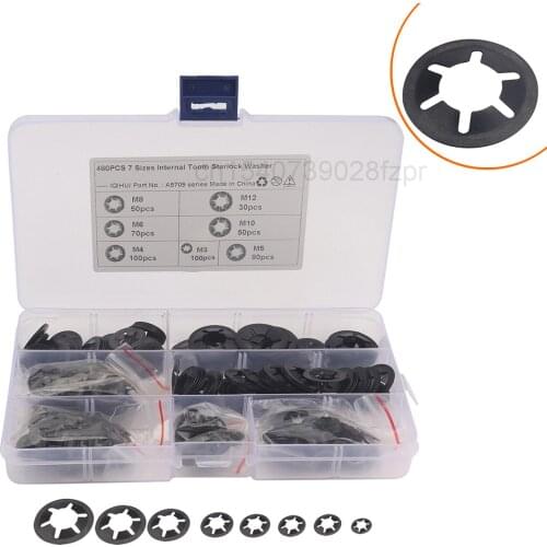 M3-m12 65 Manganese Steel Bearing Clamp Ring Plum Blossom Washer Bearing Plum Blossom Clamp Ring