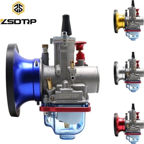 ZSDTRP 4T 21 24 26 28 30mm PWK Carburetor with Air Filter Cup fit Off-Road Motor Motocross Scooter with Good Power