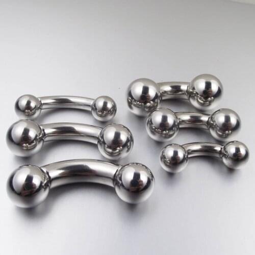 1 Piece Large Short Gauge Stainless Steel Curved Barbell Rings PA Ring Nipple Nose Rings Body Piercing Jewelry
