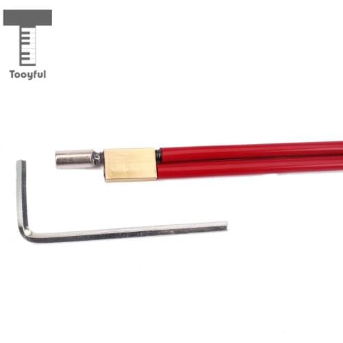 Tooyful 1Pc Red Steel Brass Truss Rod Two Way L shaped Allen Wrench 610mm for String Bass Guitar Accessories Wholesale