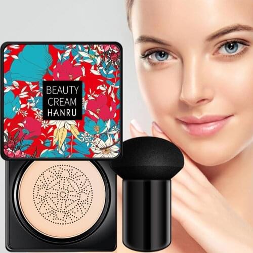 1pc Mushroom Sponge Air Cushion BB Cream Waterproof Brightens Concealer Face Powder Mineral Foundations Whitening Make Up