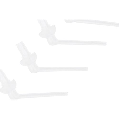 100PCS/Lot White Durable Dental Materials Intraoral Impression Mixing Tips Nozzles N3 Transparent Mixer Syringe Dentist Products