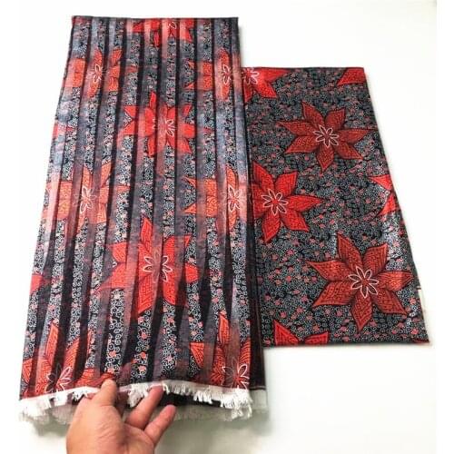 African wax prints for party dress 6yards 100% polyester wax print fabric hot selling ankara wax fabric 2019