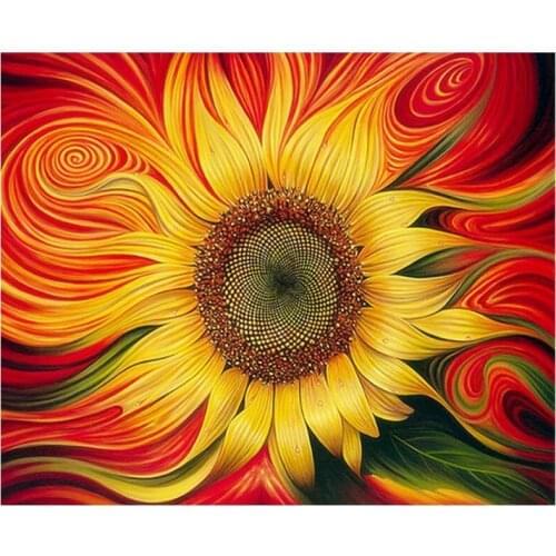 Diamond Paiting Flowers Diamond Painting Set Needlework Diamond Dots Painting Mosaic