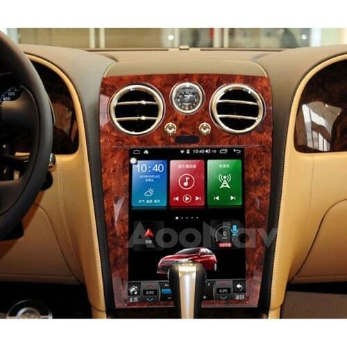Car Radio For Bentley Flying Spur 2004-2015 2 Din Android Tesla Vertical Screen GPS Navigation Car Multimedia Player Carplay