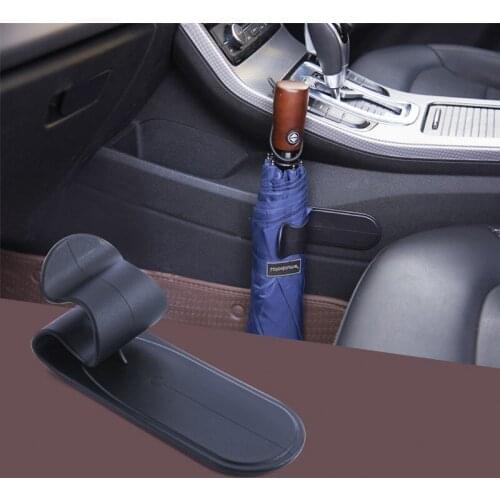 Car Umbrella Fixing Bracket Multi-function Car Household Adhesive Small Hook Hanger Car Storage Rack Hangable Umbrella Hook