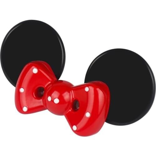 Bow Mouse Ears Metal Interior decoration navigation Car Sticker For mini cooper R55 R56 R57 R60 R61 F54 F55 F56 F60 For Honda