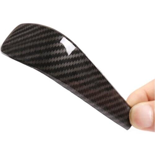 For E90 3 Series 2005-2012 Carbon Fiber Color Abs Gear Shift Knob Head Cover Trim Car Accessories
