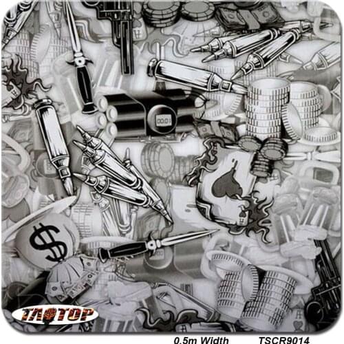 ITAATOP TSCR9014 0.5M * 10M New Designs Water Dipping Water Transfer Printing Film Hydrographics Film