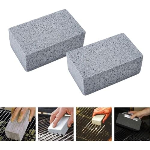 BBQ Grill Cleaning Brick Block Barbecue Cleaning Stone BBQ Racks Stains Grease Cleaner BBQ Tools Kitchen Decorates Gadgets