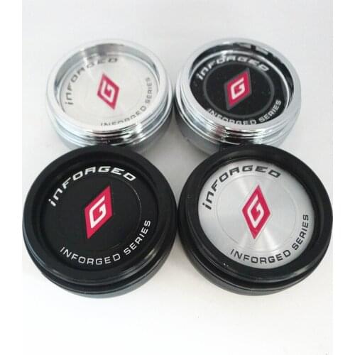 4Pcs 60mm For Inforged Wheel Center Hub Caps Car Styling Cover 45mm Emblem Badge Logo Auto Rims Cover Accessories