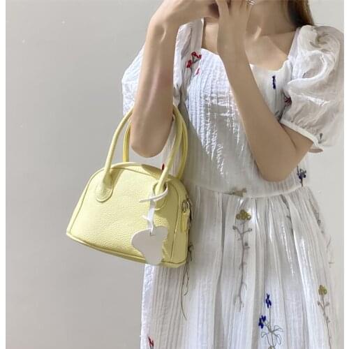 2021 new niche design lychee texture one-shoulder portable small bag niche all-match messenger bag