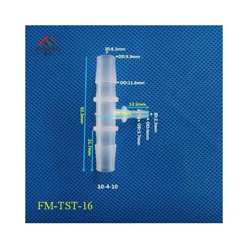 FUMAO Garden hose barbed translucent tee connector hose connection plastic garden irrigation tee fitting