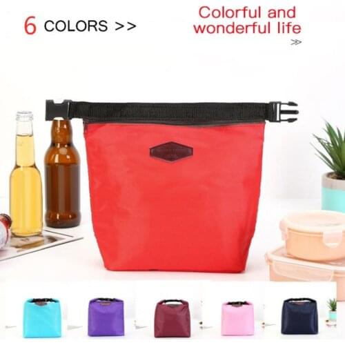 Portable Cooler Bag Ice Pack Lunch Box Insulation Package For Women Girl Kids Children Insulated Thermal Food Picnic Bags Pouch