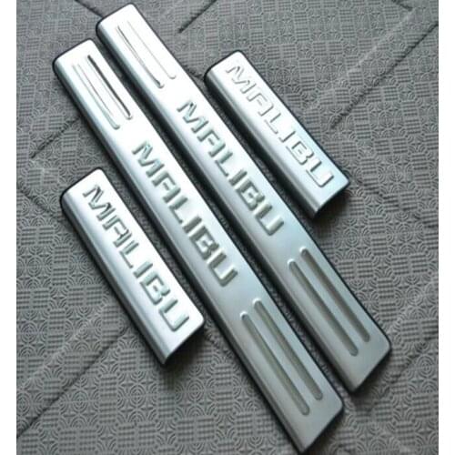 High quality stainless steel Scuff Plate/Door Sill Protector Sticker Car Styling For 2012-2020 Chevrolet MALIBU Car styling